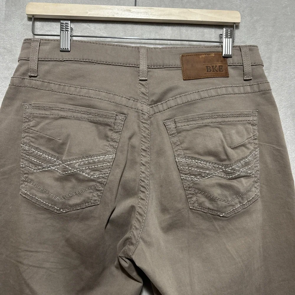 BKE Tyler Men's Pants Size 31XL Straight Leg Brown Cotton Blend